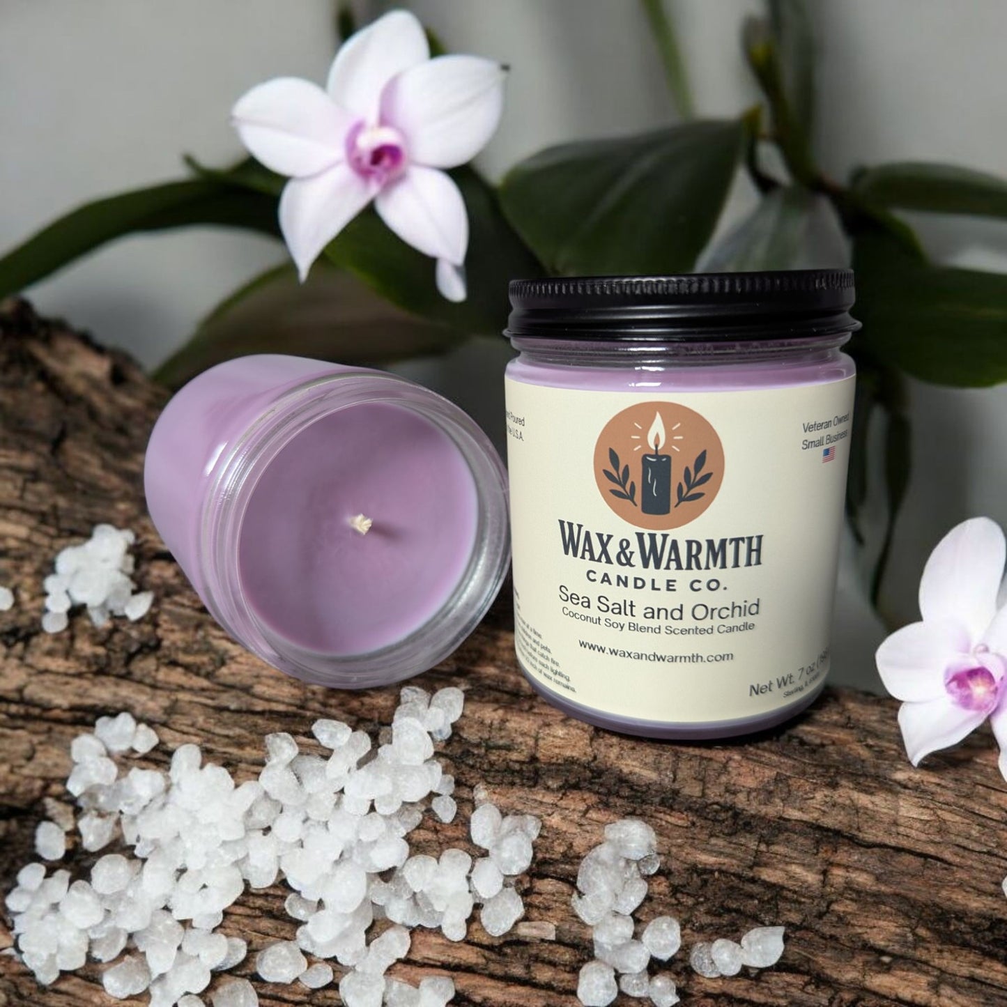 Sea Salt and Orchid Candle