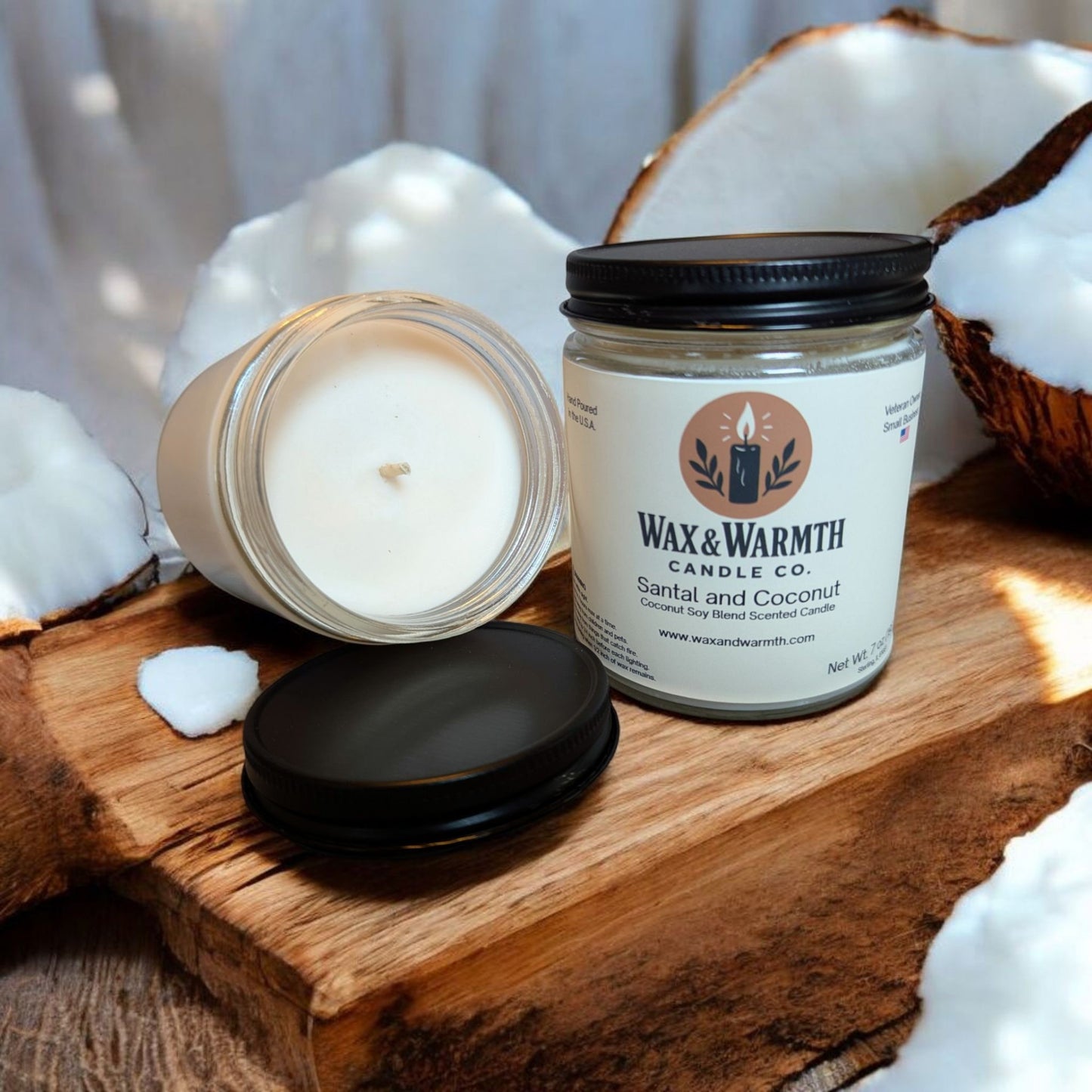 Santal and Coconut Candle