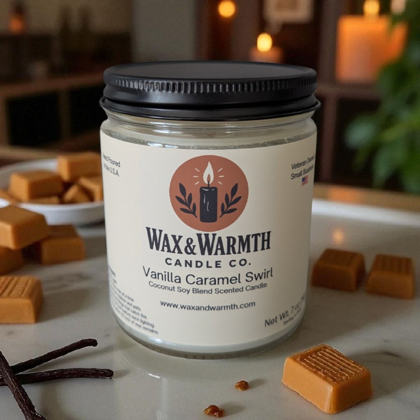 Vanilla Caramel Swirl Candle
