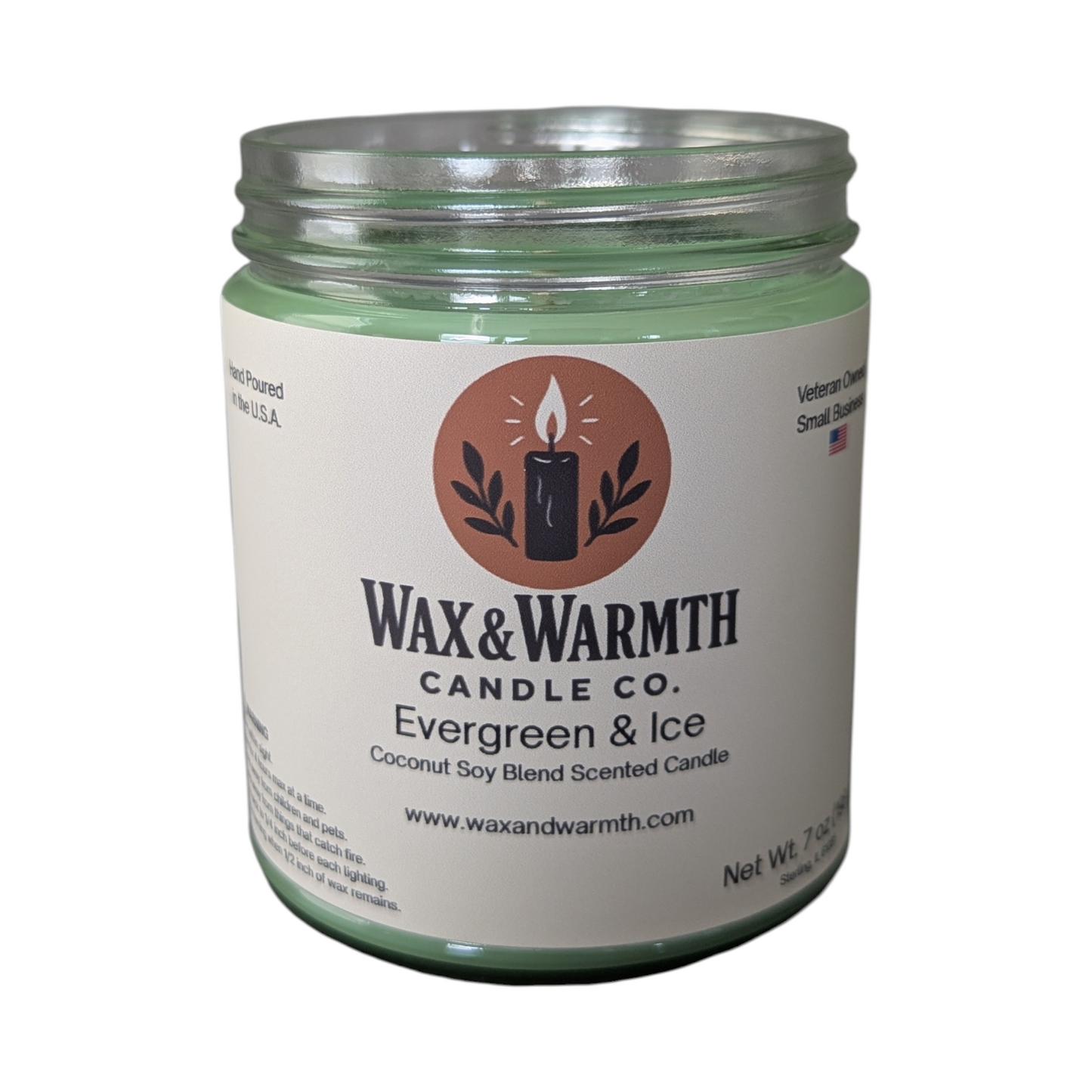 Evergreen & Ice 7oz Candle