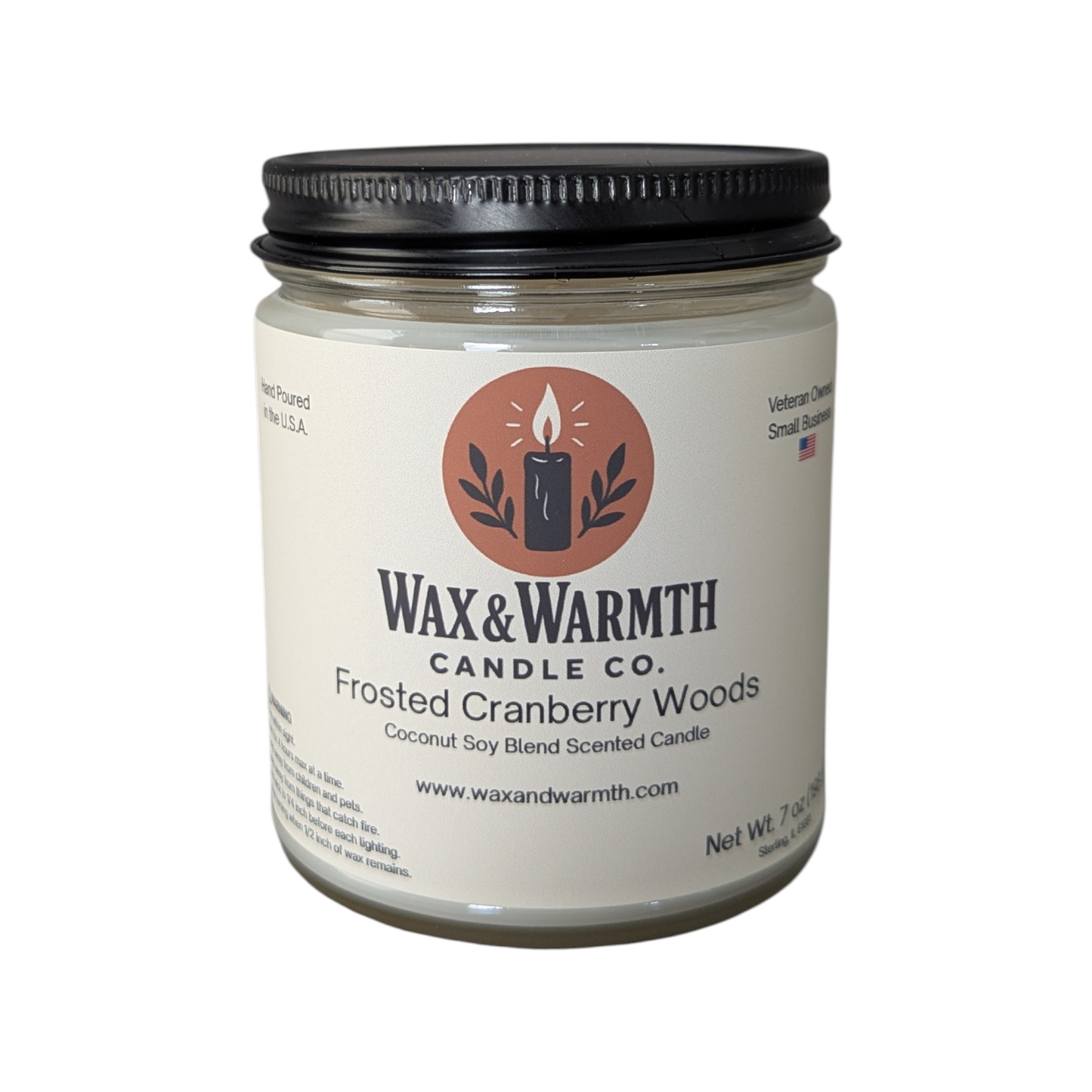 Frosted Cranberry Woods 7oz Candle