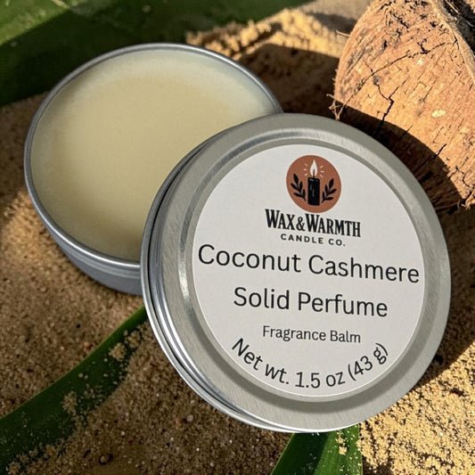 Coconut Cashmere 1.5 oz Perfume Balm