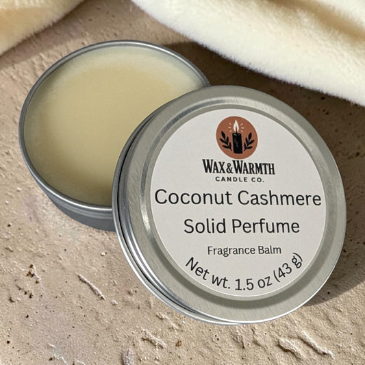 Coconut Cashmere 1.5 oz Perfume Balm