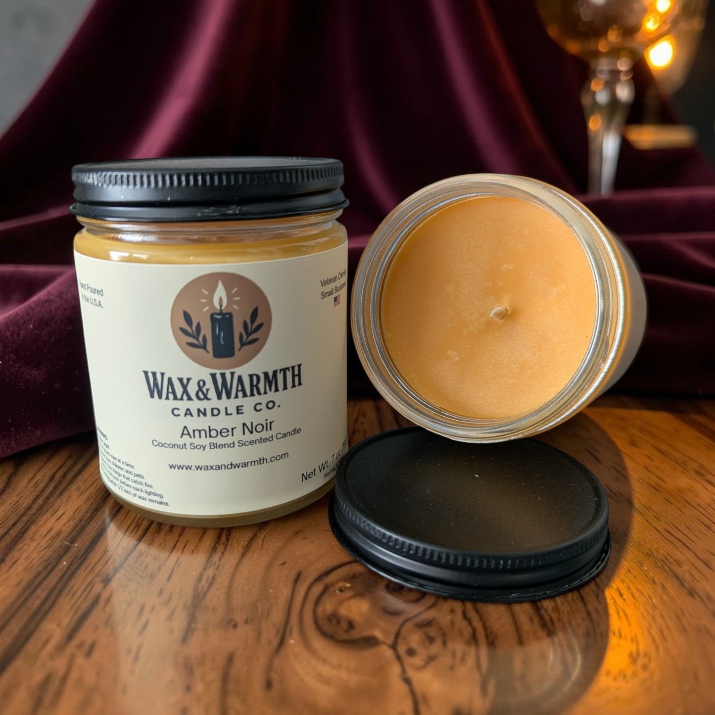 Amber Noir 7oz Candle