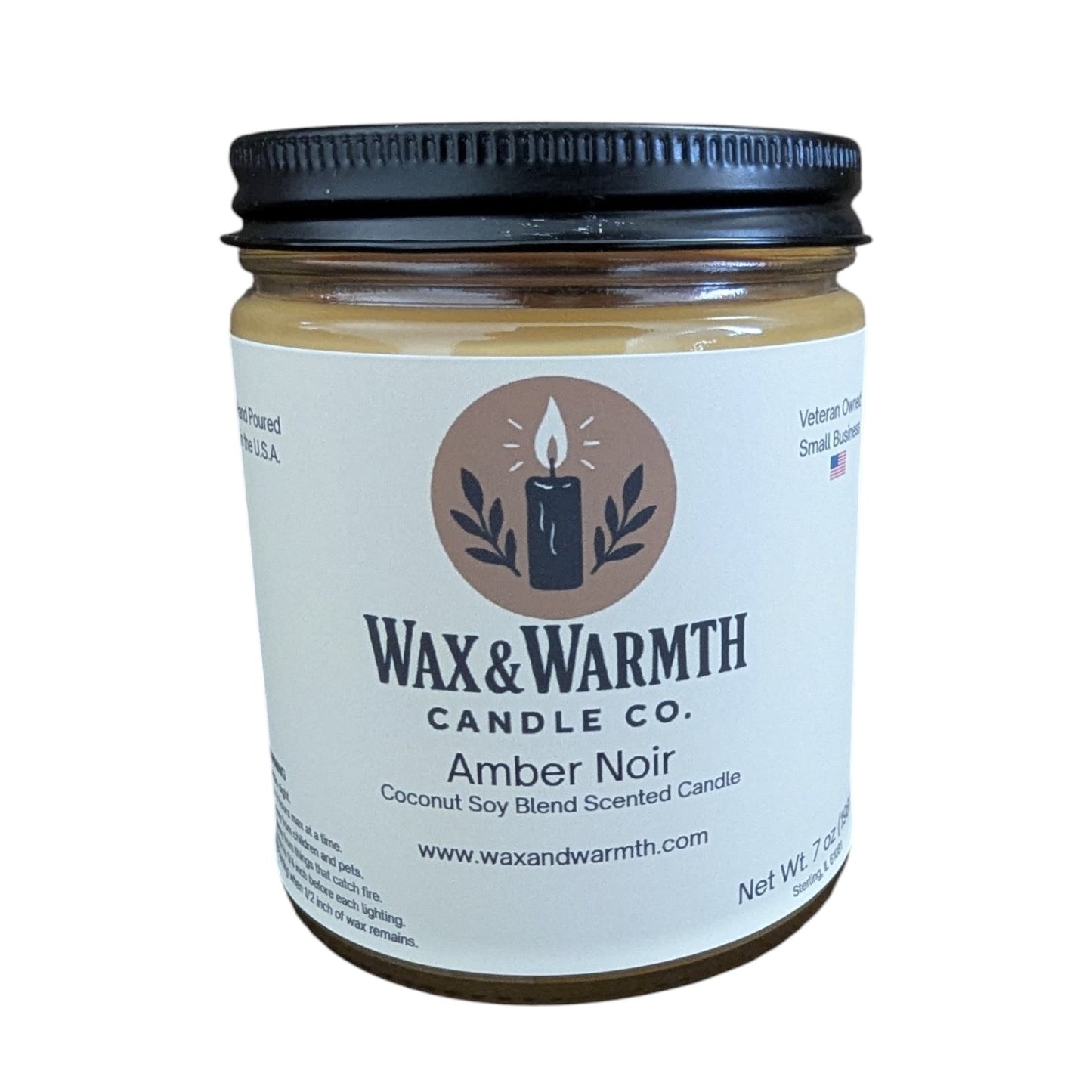 Amber Noir 7oz Candle